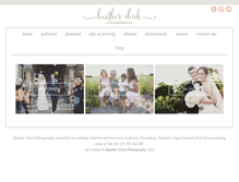 Tablet Screenshot of heatherchickphotography.com